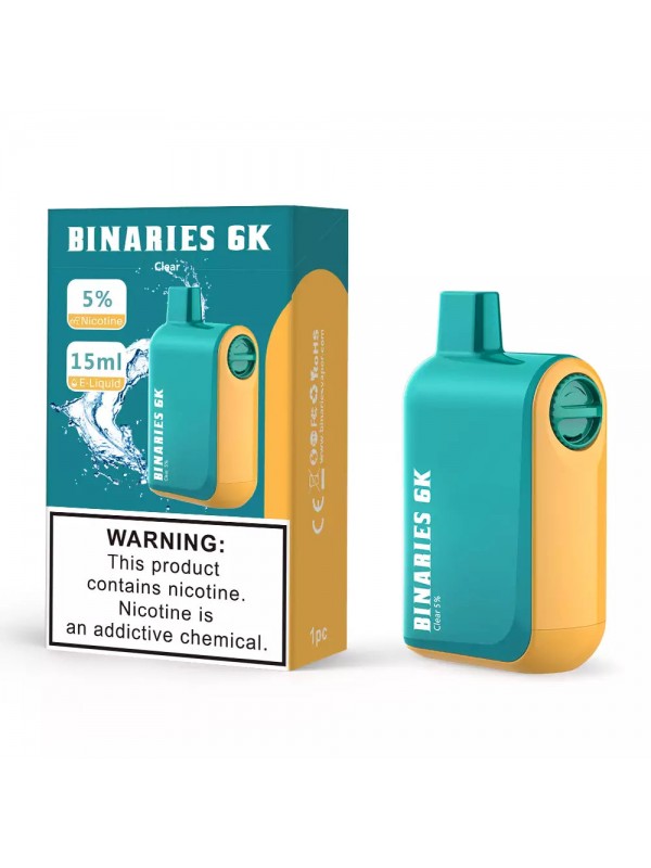 Horizon Binaries 6k Disposable [6000 puffs] - Clea...