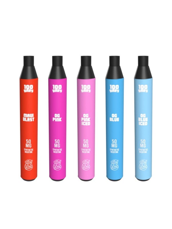 Keep It 100 Bars Disposable - OG Blue Iced - 2000 puffs [CLEARANCE]