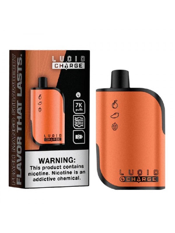 Lucid Charge Disposable [7000 puffs] - Peach Mango...