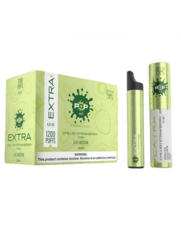 Pop Xtra Disposables 5% 1200 puffs - Chilled Straw...