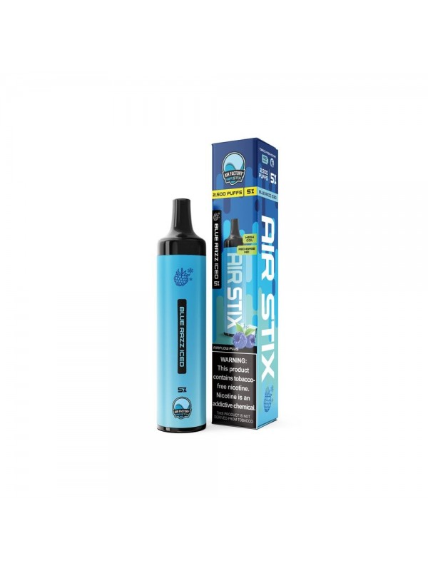 Air Stix Disposables by Air Factory - Blue Razz Iced - 2500 puffs [CLEARANCE]