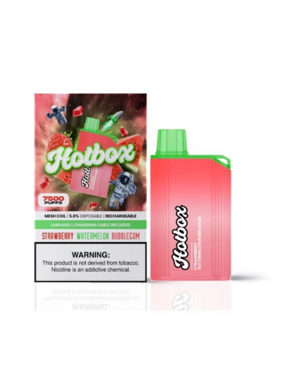 Hotbox Disposables [7500 Puffs] - Strawberry Water...