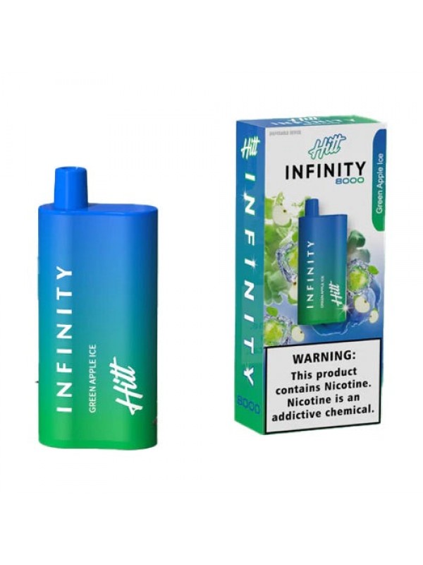 Hitt Infinity Disposable - Green Apple Ice [8000 p...