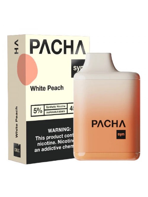 Pacha Syn Disposable by Pachamama - White Peach [4...