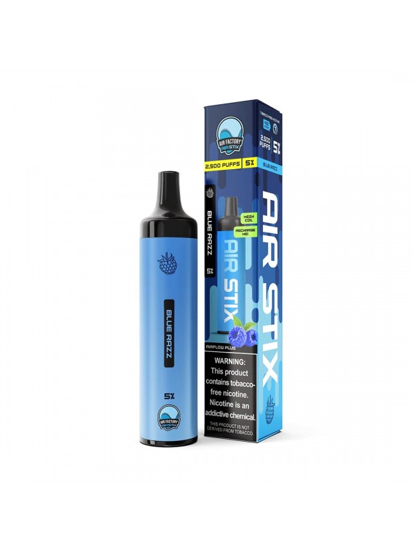 Air Stix Disposables by Air Factory - Blue Razz - 2500 puffs [CLEARANCE]