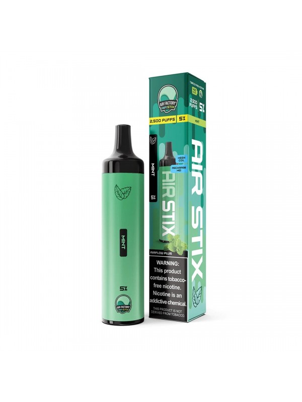 Air Stix Disposables by Air Factory - Mint -2500 puffs [CLEARANCE]