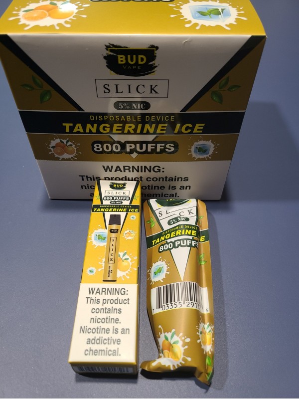 Bud Vape Slick - 800 puffs - Tangerine Ice [CLEARANCE]