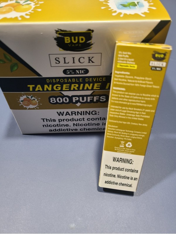 Bud Vape Slick - 800 puffs - Tangerine Ice [CLEARANCE]