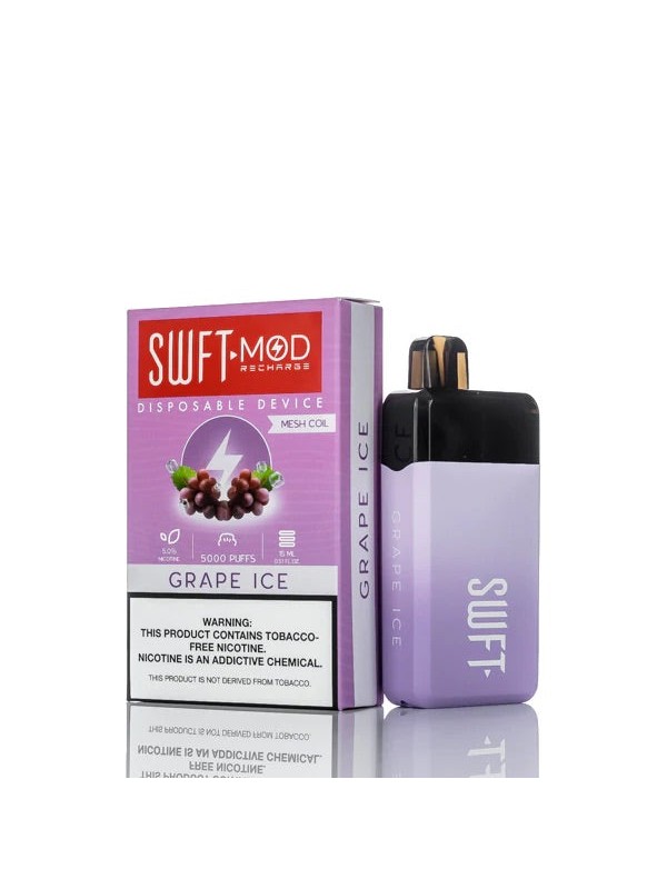 SWFT Mod Disposable Device [5000 puffs] - Grape Ic...