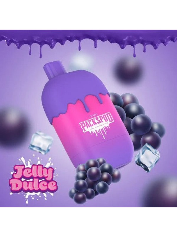 Packspod Disposables [5000 puffs] - Jelly Dulce (Grape)