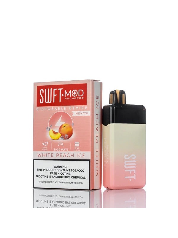 SWFT Mod Disposable Device [5000 puffs] - White Pe...