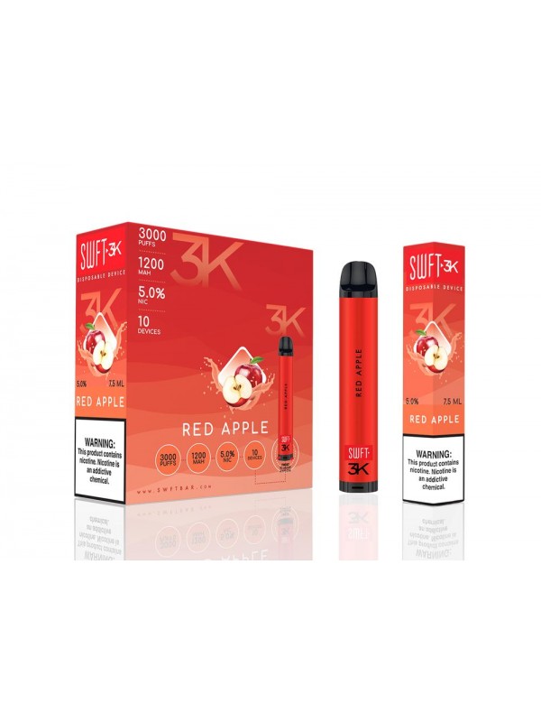 SWFT 3K disposable - Red Apple - 3000 puffs [clearance]