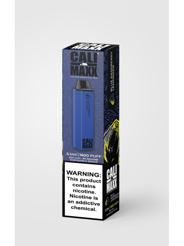 Cali MAXX Disposable 1600 puffs - Blue Raspberry L...