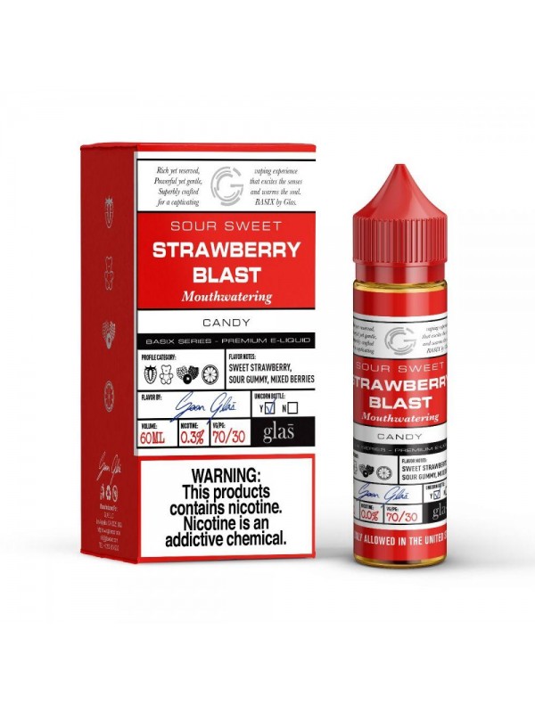 Glas - Basix Series - Strawberry Blast 60ml