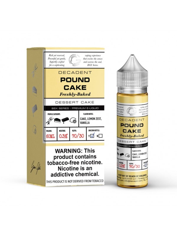 Glas - Basix Series - Poundcake 60ml