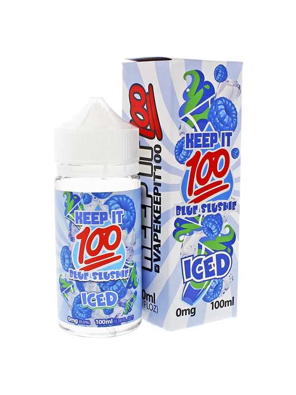 Keep it 100 - Blue Slushie ICED  100ml