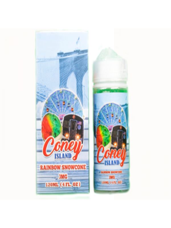 Coney Island Rainbow SnoCone  120ml [CLEARANCE]